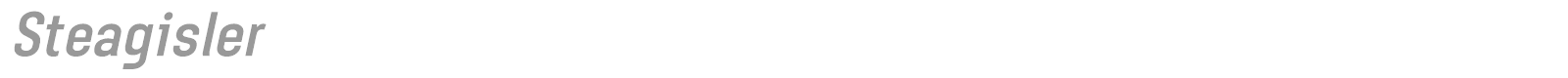 Steagisler font preview